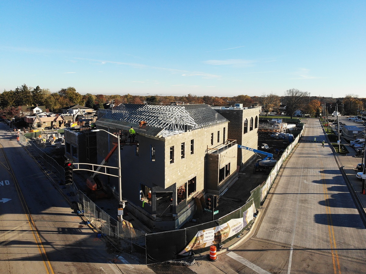 Harmony Square construction on November 7, 2024